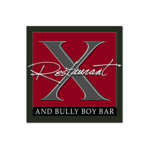 Logo for Restaurant X, an upscale restaurant in the Xaviars Restaurant Group.